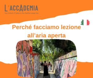 Lezione all'aria aperta